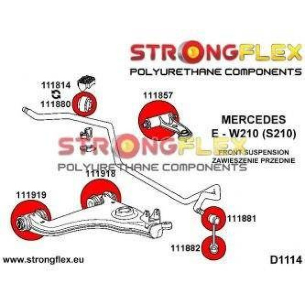 Front anti roll bar bush SPORT
