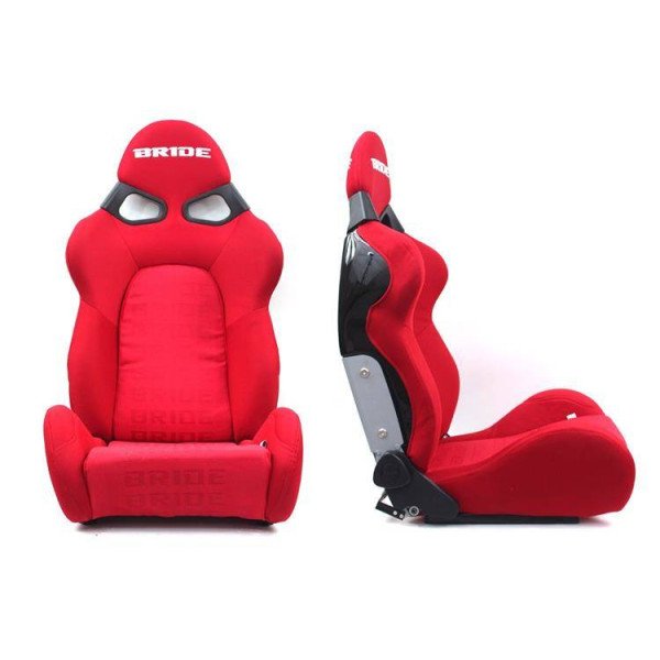 CUGA Bride Velvet Red Racing Seat - Premium Comfort & Style