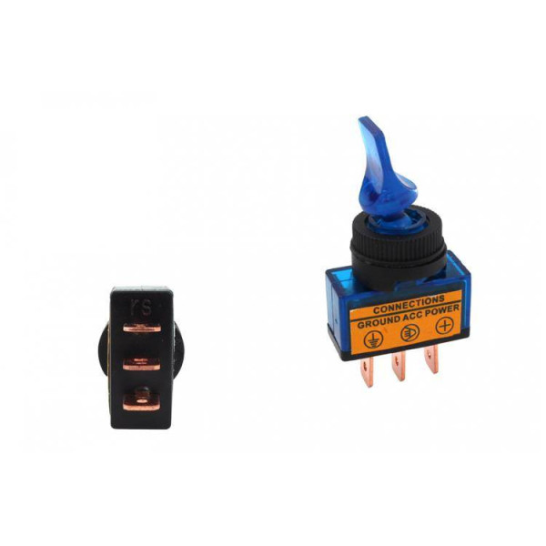Blue LED Toggle Switch - Bright, Durable & Easy to Install