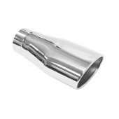Polished Exhaust Tip 115x83mm with 70mm Inlet Size