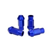 Blue JBR 50mm M12 x1.25 Wheel Lug Nuts