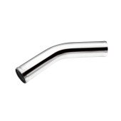 63mm Aluminium Pipe 45° Angle - 35cm Length
