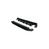 Black Alu Side Steps for Mercedes GLC X253 & Coupe C253