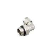 "6-4mm Brass Air Hose Fitting - 1/4" External Angle Connector"