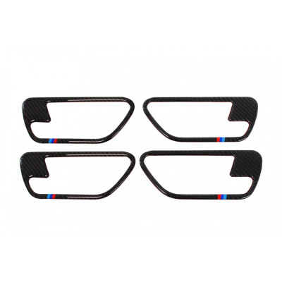 BMW F30 F34 Carbon Fiber Door Handle Frame Wrap