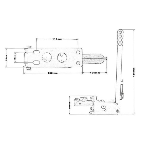 Hydraulic Hand Brake B08 Top - Precision Control & Performance