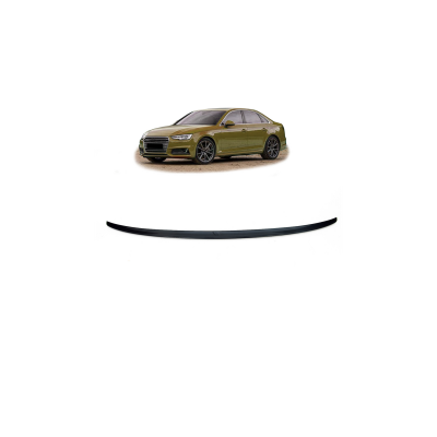 Audi A4 B9 Spoiler - Gloss Black Finish for Enhanced Style