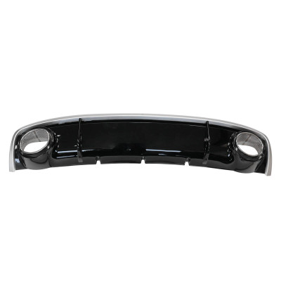 Rear Diffuser for Audi A4 B8 Facelift with Exhaust Pipes