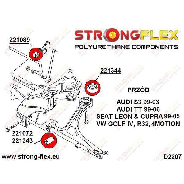 Front wishbone front bush
