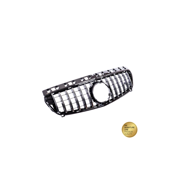 Sport Grille GT Chrome & Black for Mercedes A-Class W176 2012-2015