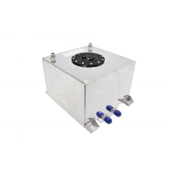 20L Silver Fuel Tank - Durable & Lightweight Storage Solution