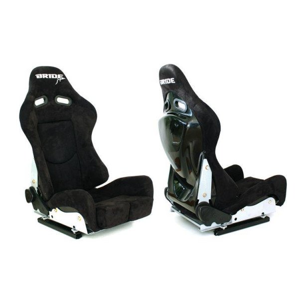 Bride K608 Suede Racing Seat - Black, Lightweight & Stylish