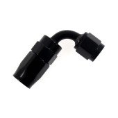 90° AN6 Black Swivel Fitting - High-Performance Connector