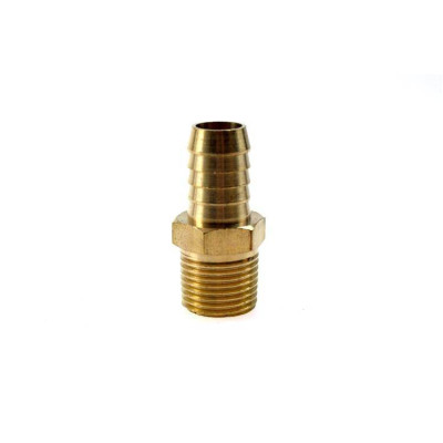 Brass Nipple 1-2 to 16mm Hose Connector - Durable & Reliable