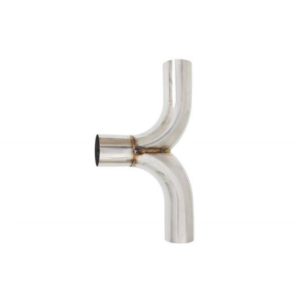 180° Exhaust Tee 70mm 304 Stainless Steel - Durable & Reliable