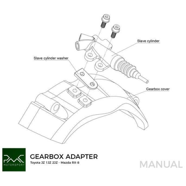 Toyota JZ 1JZ 2JZ to Mazda RX-8 Gearbox Adapter Plate