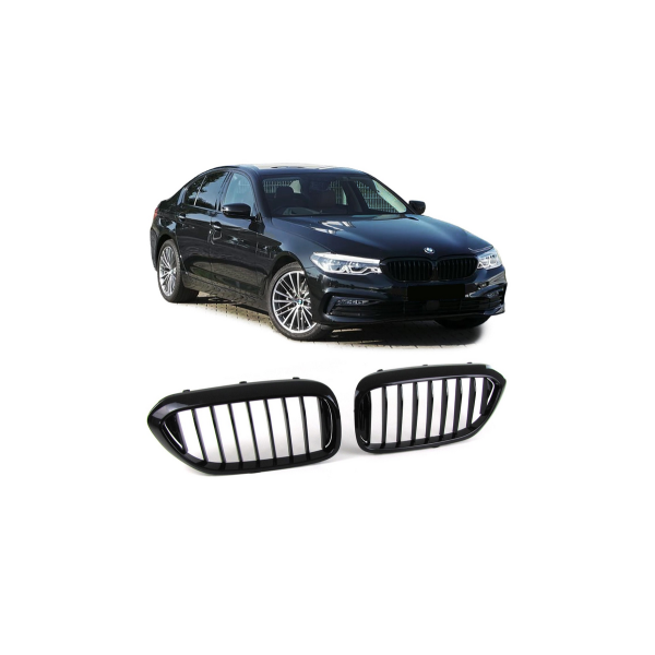 Gloss Black Sport Grille for BMW 5 Series G30 F90 G31 2017-2020