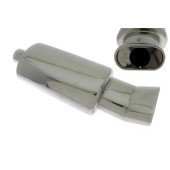 80x135mm Rear Muffler with 63.5mm Inlet - High Performance