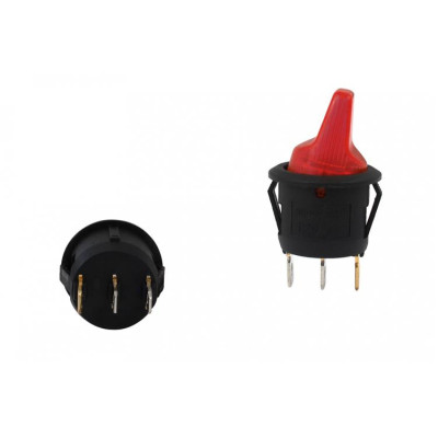 3-Pin Red LED Switch Flip ON-OFF for Easy Control