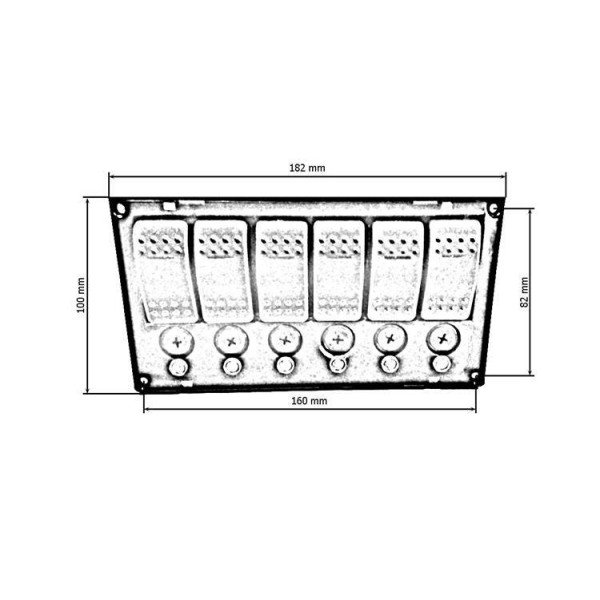 12-24V IP68 Waterproof Switch - 5A, 10A, 15A Options