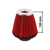 Simota Red Air Filter H:130mm DIA:60-77mm JAU-X02109-05