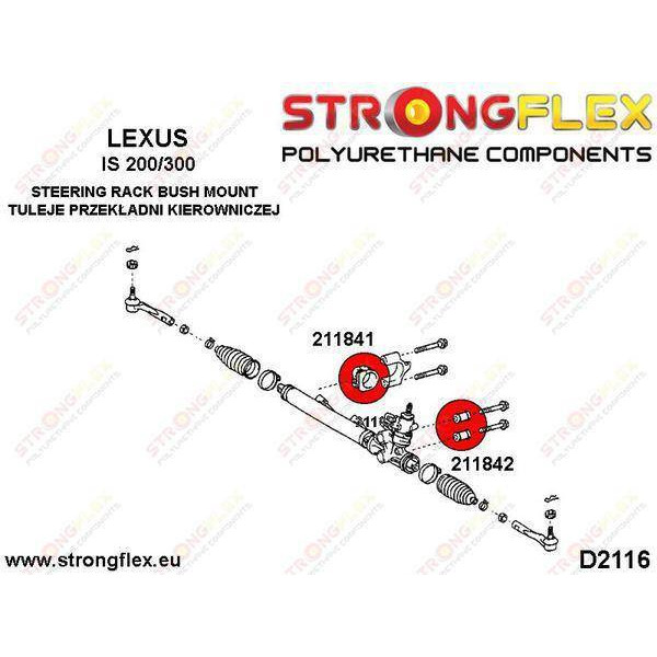 Steering rack mount bush