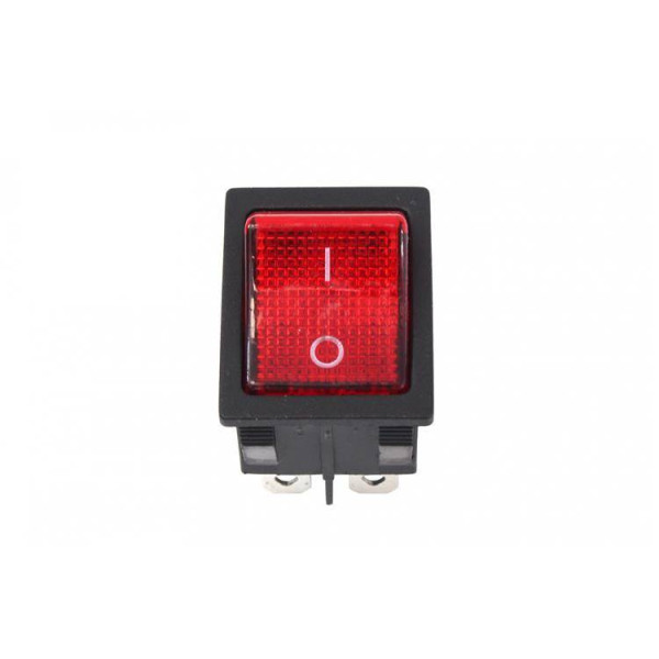4-Pin Red Rocker Switch for Easy On/Off Control