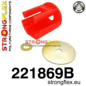 Lower engine mount insert