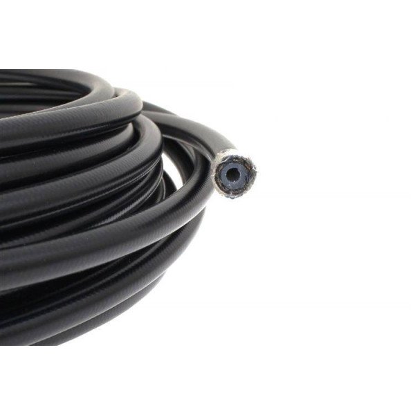 AN10 PTFE Fuel Hose with Black PVC Coating - Durable & Flexible