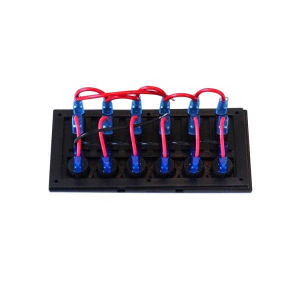 12-24V IP68 Waterproof ON-OFF Switch 6xB 3x5A 2x10A 1x15A