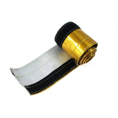 12mm Gold Heat Resistant Hose Cover - 1m Length