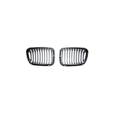 Matt Black Grill for BMW 3 E46 Compact - Sleek Design