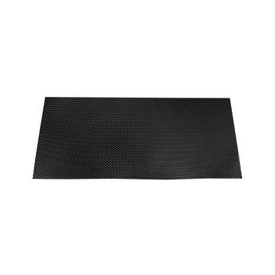 Black 0.5mm Embossed Aluminium Heat Shield 30x60 cm
