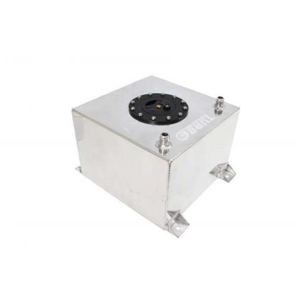 20L Silver Fuel Tank - Durable & Lightweight Storage Solution