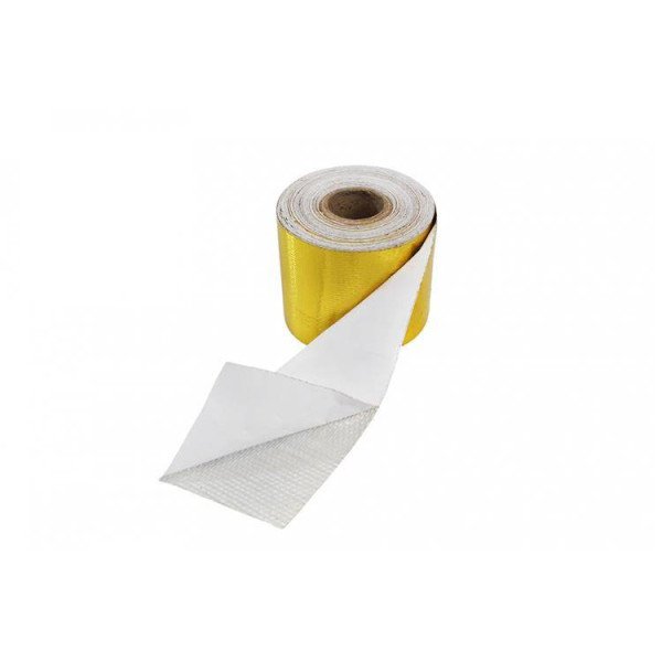 25mm Gold Heat Shield Tape - 4.5m High-Temperature Protection