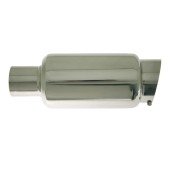 90mm Inlet Rear Muffler - 63.5mm Exhaust Performance Upgrade