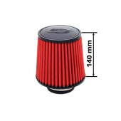 Simota Red Air Filter H:140mm DIA:60-77mm JAU-X02101-06