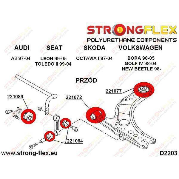 Anti roll bar link bush