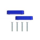 Blue Hood Vent Spacer for Honda Civic 88-00 - Enhance Style