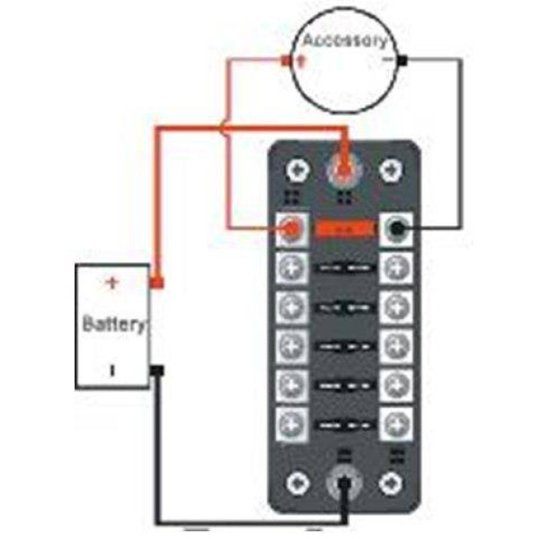 6-Way Type B Fuse Box - Compact & Reliable Circuit Protection