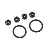 Quick Release Bumper Trunk Fasteners - Black Slide Design