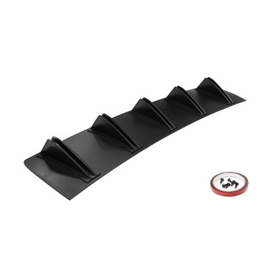Universal Black Car Rear Bumper Diffuser for Enhanced Style