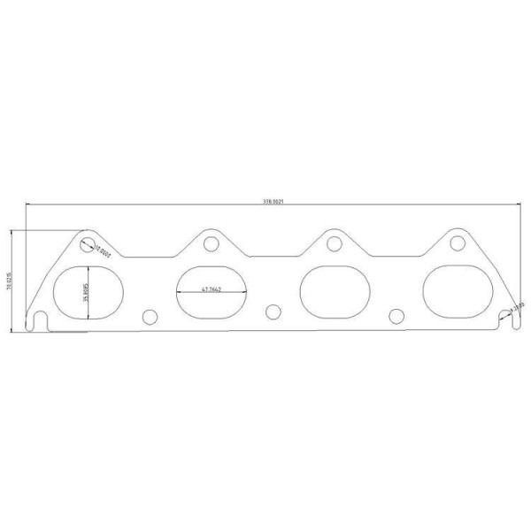 Honda D-Series Exhaust Flange - Durable & High-Performance Fit
