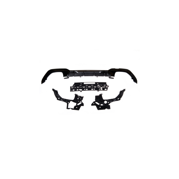 BMW 3 Series G20 G21 Rear Diffuser - Carbon Fiber Style