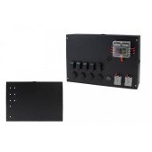 ALU Switch Panel with 5 ON-OFF, 3xGZ USB, 1 Volt Meter, IP68