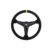 350mm Suede Yellow Steering Wheel with 20mm Offset