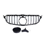 Mercedes Benz W205 GT-R Look Grill Chrome-Gloss Black 15-19
