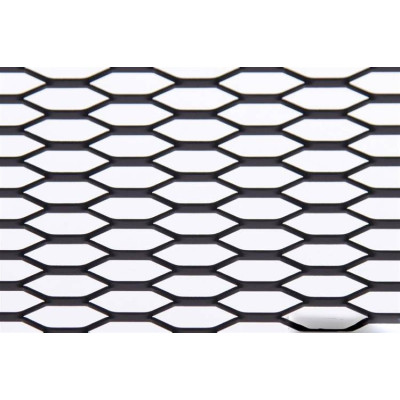 120x40cm Black Honeycomb ALU Mesh Grill for Optimal Ventilation