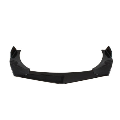 3-Piece Carbon Look Universal Front Bumper Splitter Kit