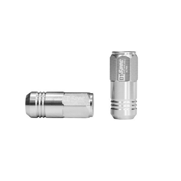 D1Spec Replica EW M12x1.25 Silver Wheel Lug Nuts - 20 Pack